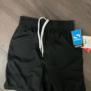 Boys Black Athletic Shorts Size 9/10